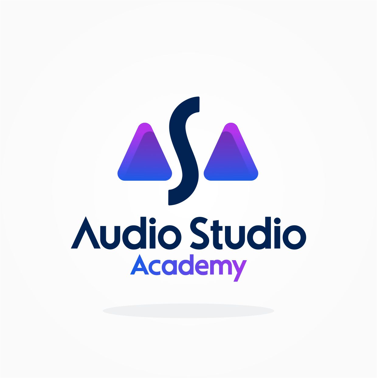 logo de audio studio academy